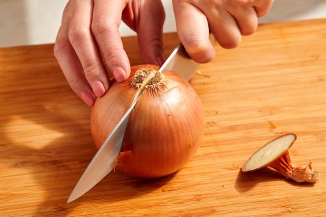 How to Cut an Onion 3 Ways | Cooking School | Food Network