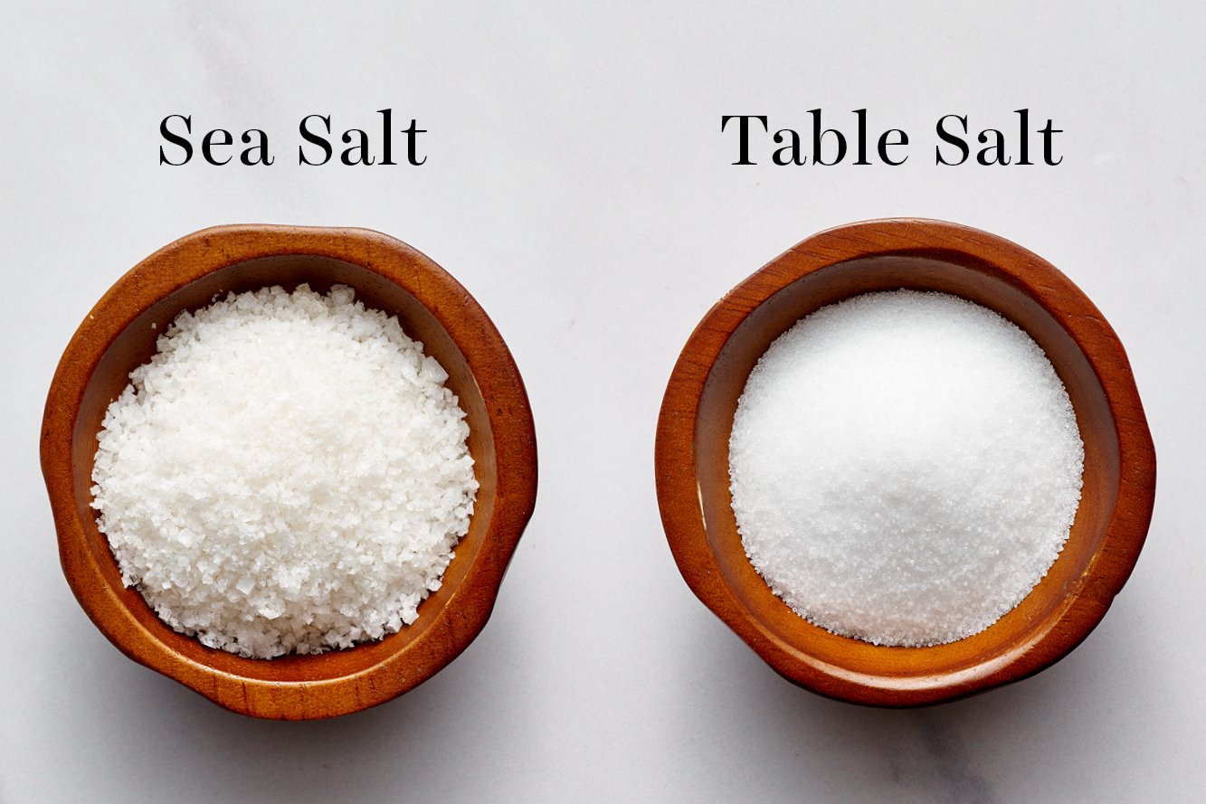 Find out what is the difference between sea salt and table salt?