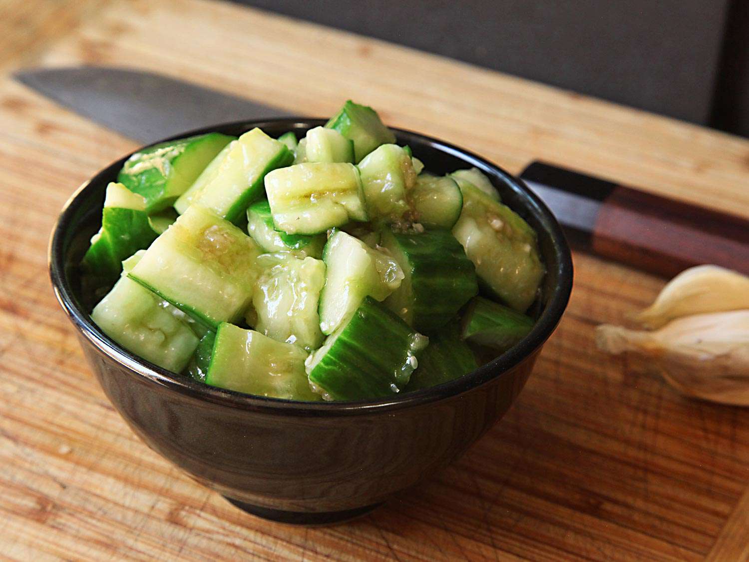 Sichuan-Style Smashed Cucumber Salad Recipe